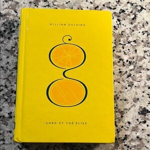 Yellow 'Lord of the Flies' Hardcover Book